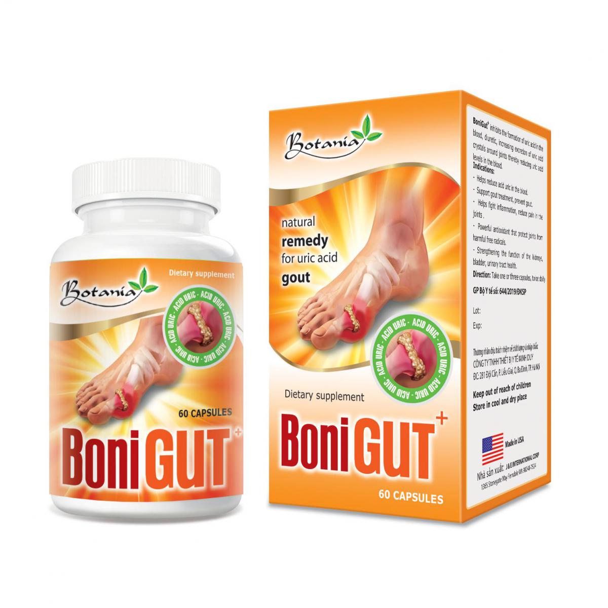 BoniGut + - Sản phẩm vàng giúp ngăn ngừa sự hình thành cục tophi