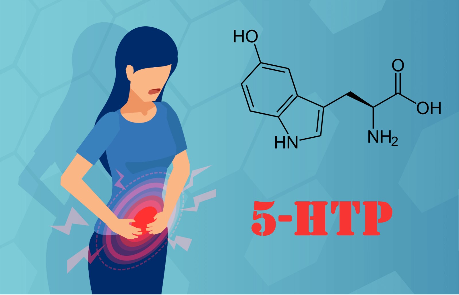 5-HTP giúp khắc phục nguyên nhân của hội chứng ruột kích thích