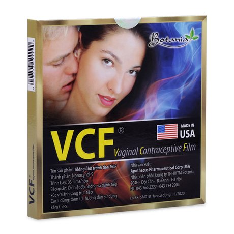 màng phim tránh thai VCF